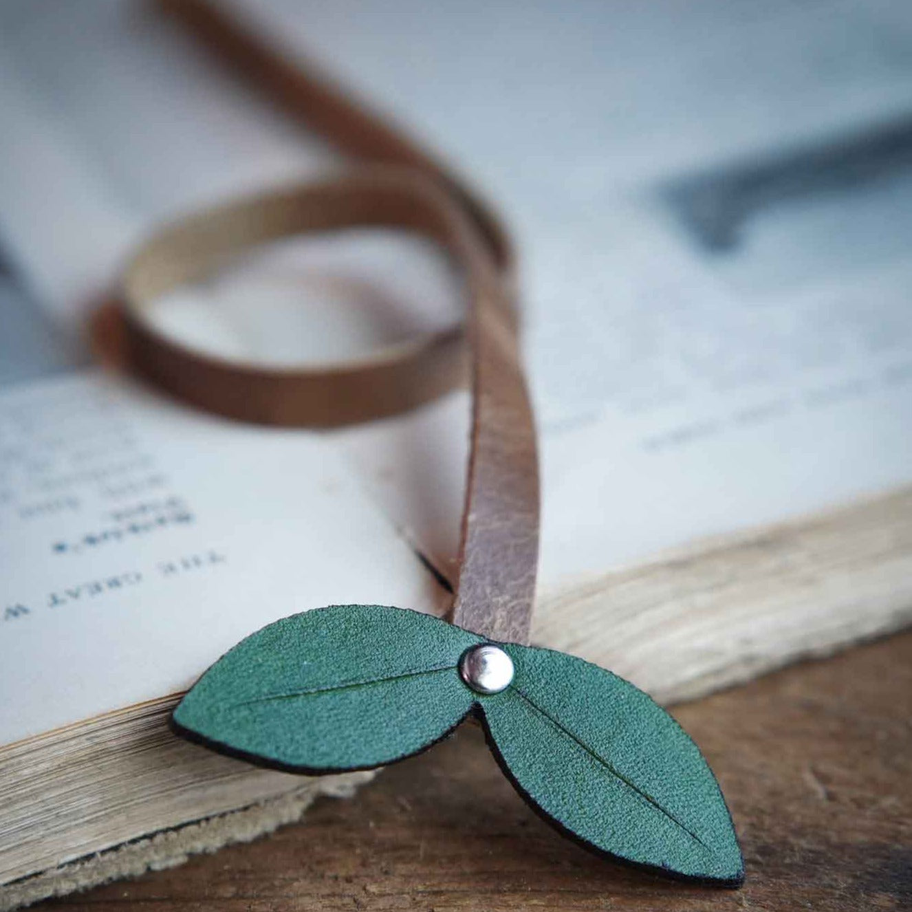 Recycled Leather Bookmark